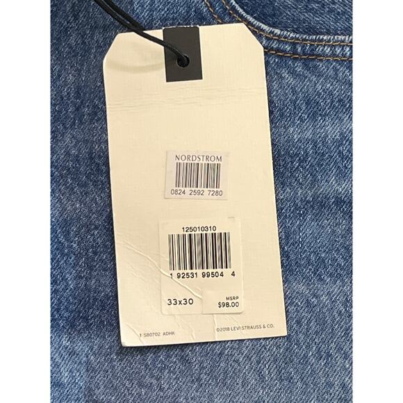 Levi’s Premium 501 Button Fly Jeans Womens W33 L30 Straight Leg 100% Cotton NWT - Picture 11 of 14